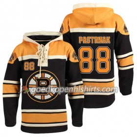 Boston Bruins David Pastrnak 88 Zwart Hoodie Sawyer - Mannen